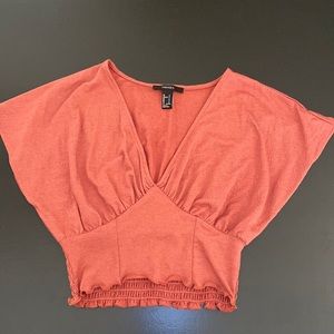 Forever 21 V-neck Crop Top
